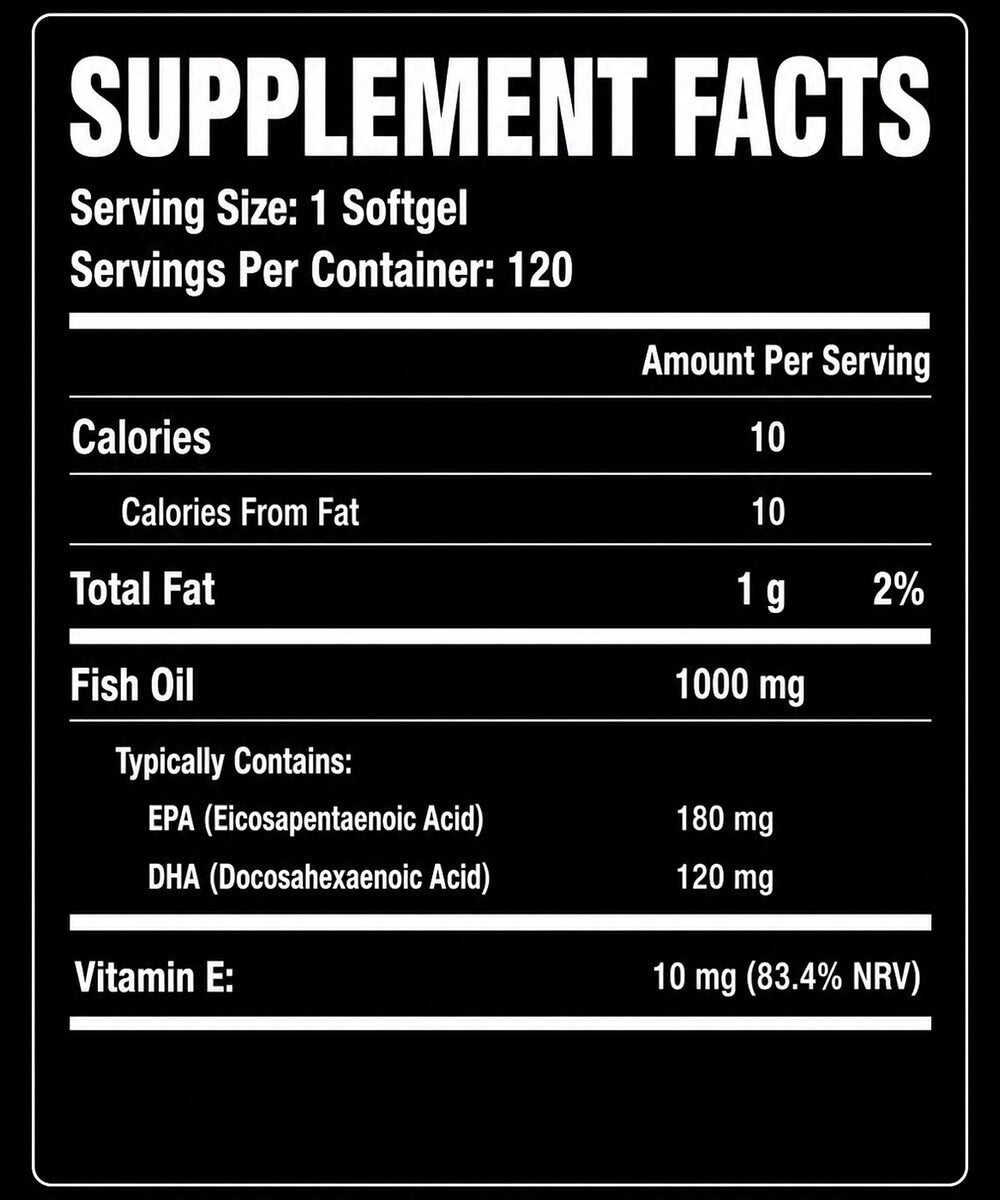 GSN Fish Oil Omega-3 Pro Series - 120 Softgels