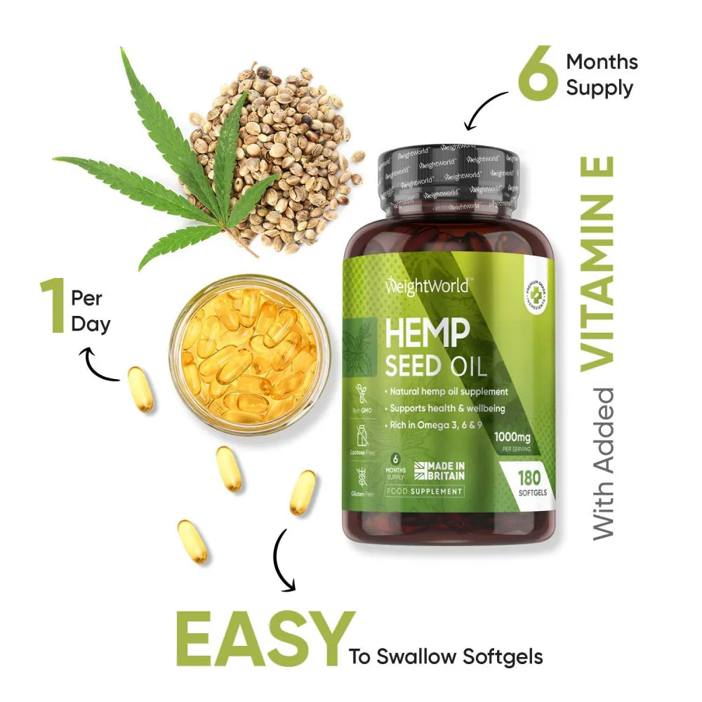 Hemp Seed Oil Softgels Weightword