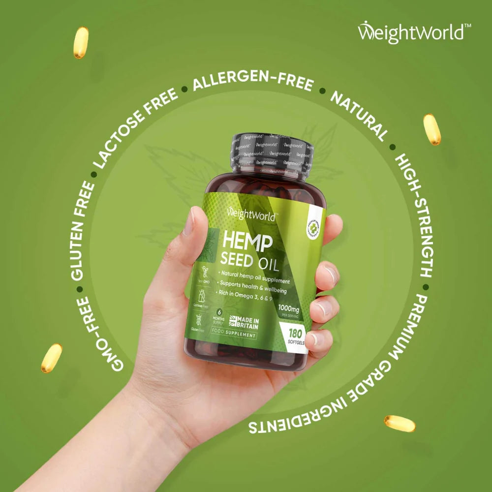 Hemp Seed Oil Softgels Weightword