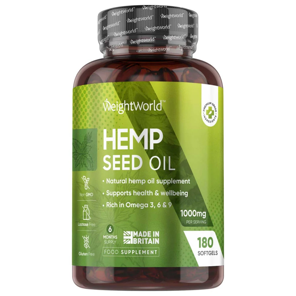 Hemp Seed Oil Softgels Weightword