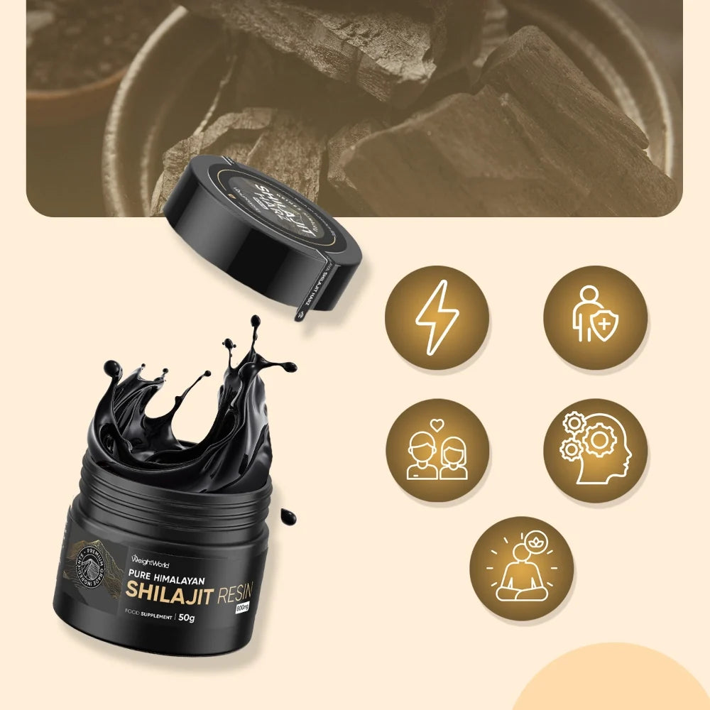 Pure Himalayan Shilajit Resin 50 g – Résine de Shilajit Himalayenne