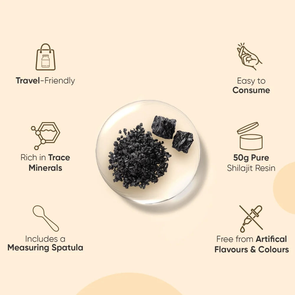 Pure Himalayan Shilajit Resin 50 g – Résine de Shilajit Himalayenne