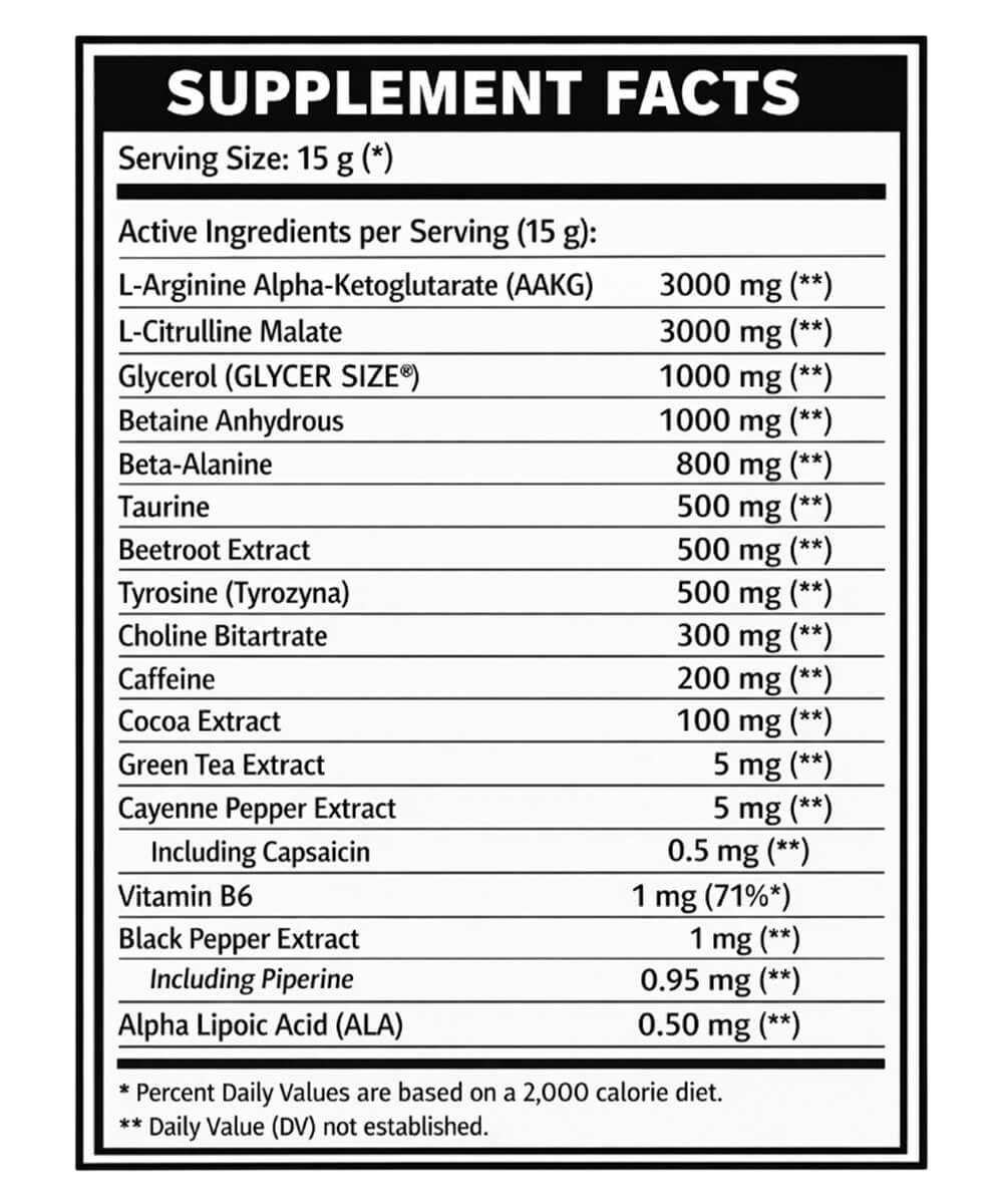 Real Pharm King Pre-Workout 500 g