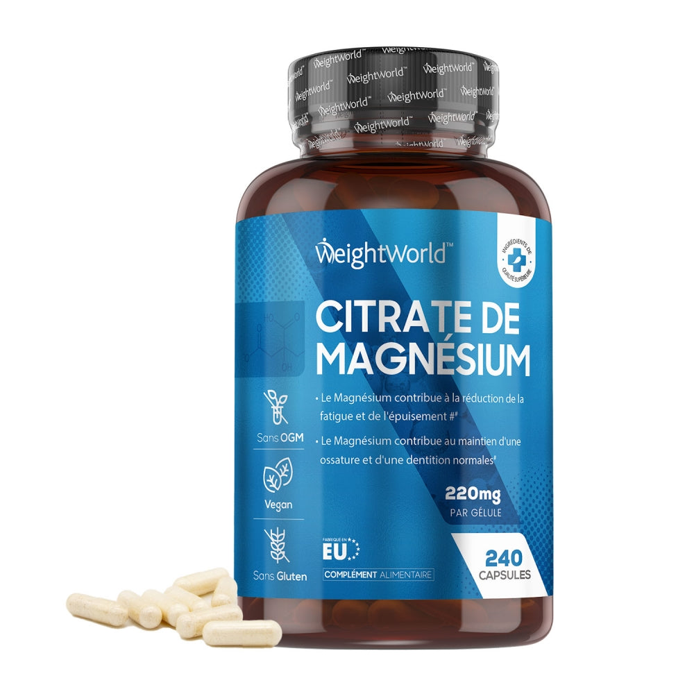 Citrate de Magnésium 240 caps