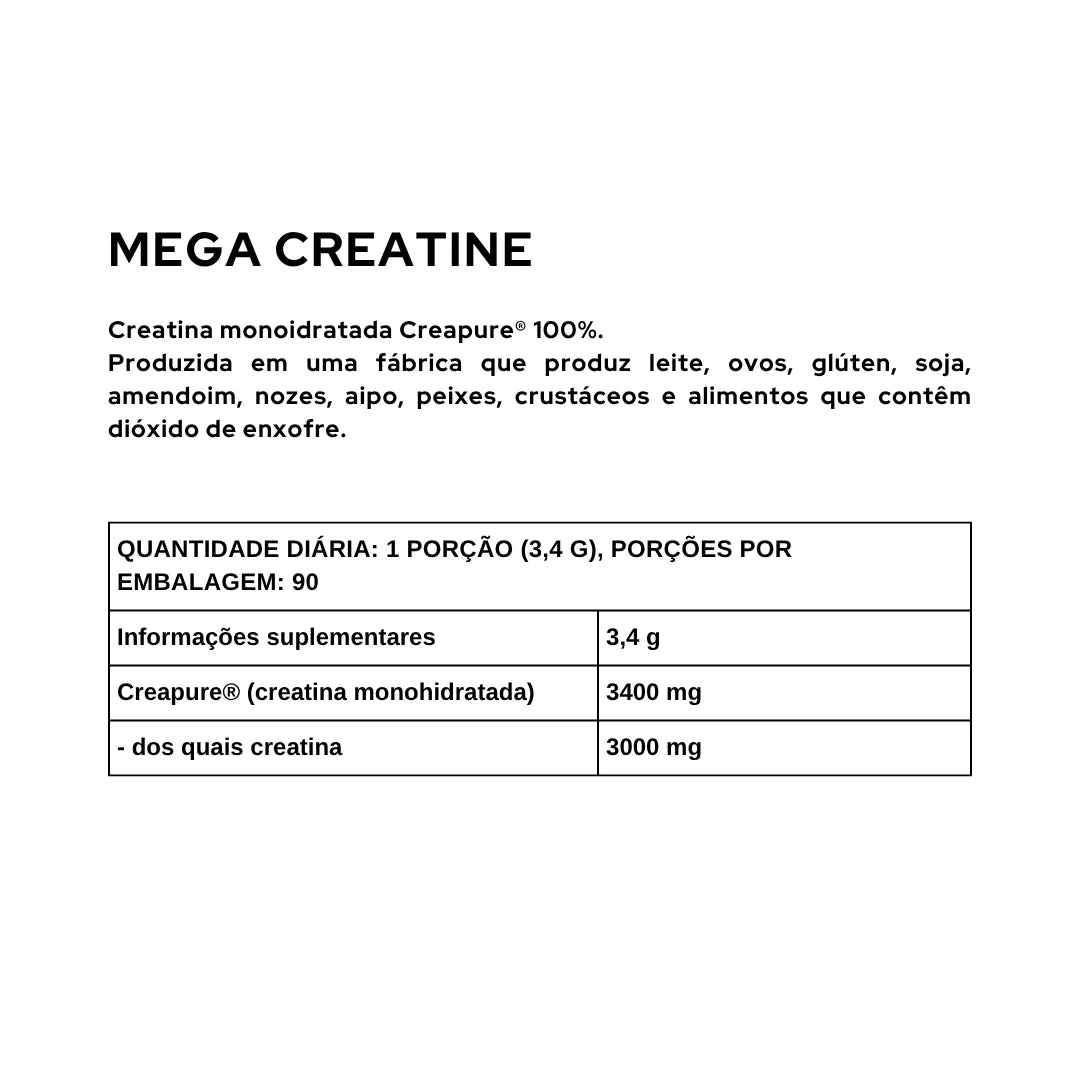 Mega Creatine Biotech Creapure® 306g