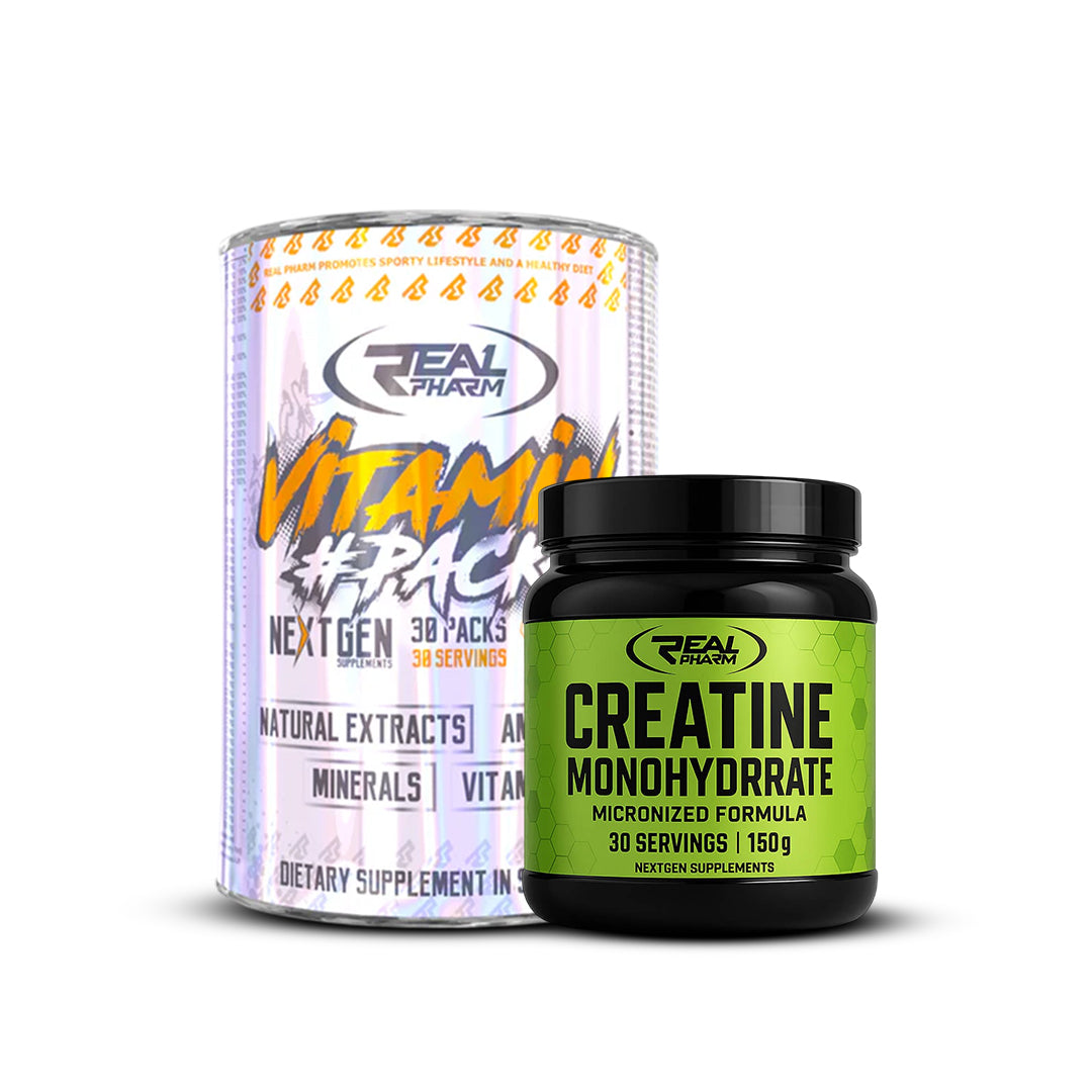 Vitamin Pack + creatine Monohydrate 150g real pahrm