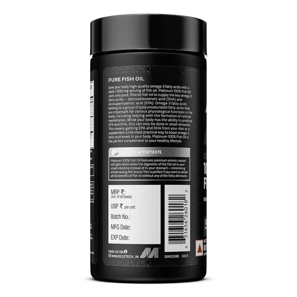 100% fish Oil Muscletech - 6