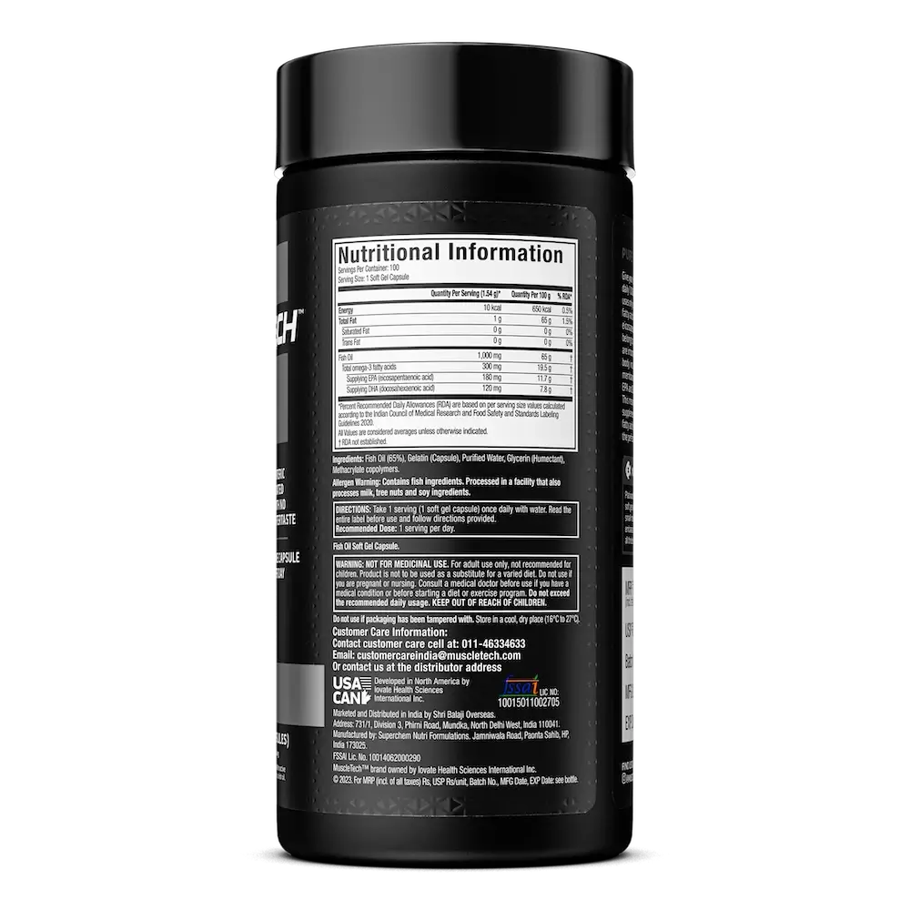 100% fish Oil Muscletech - 6