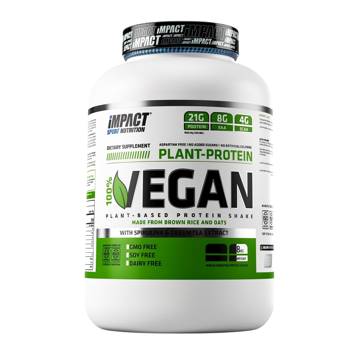 Impact Sport Nutrition Plant-Protein 100% Vegan – Protéine Végétale