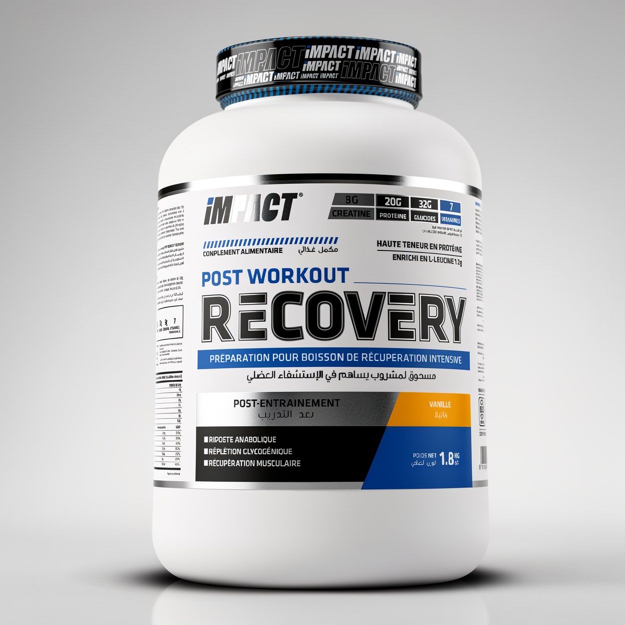Impact Post Workout Recovery – Boisson de Récupération Musculaire Protéinée