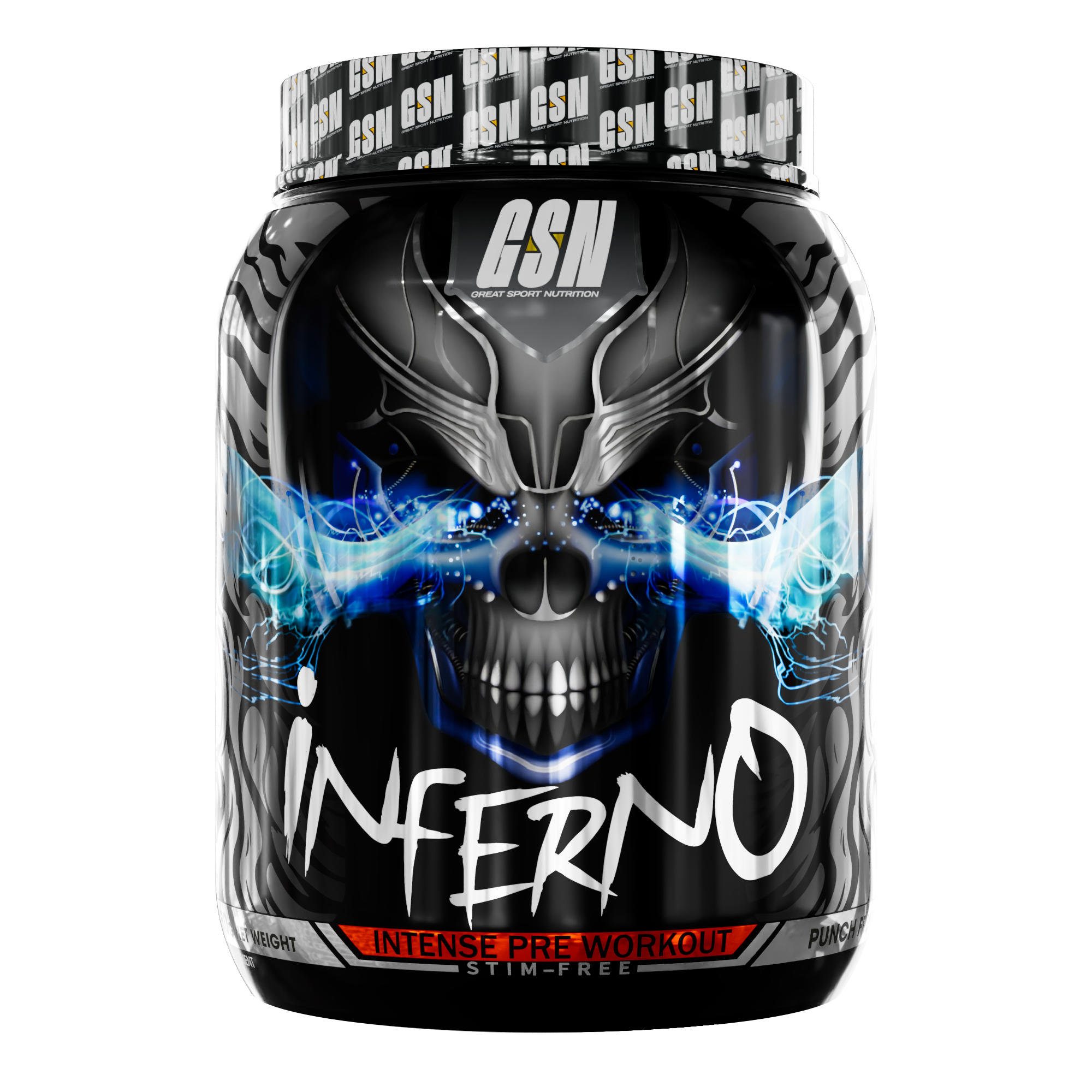 GSN Inferno – Pre-Workout Intense (Stim-Free) 450g