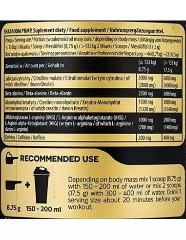 Levrone Shaaboom Pump – 385 g