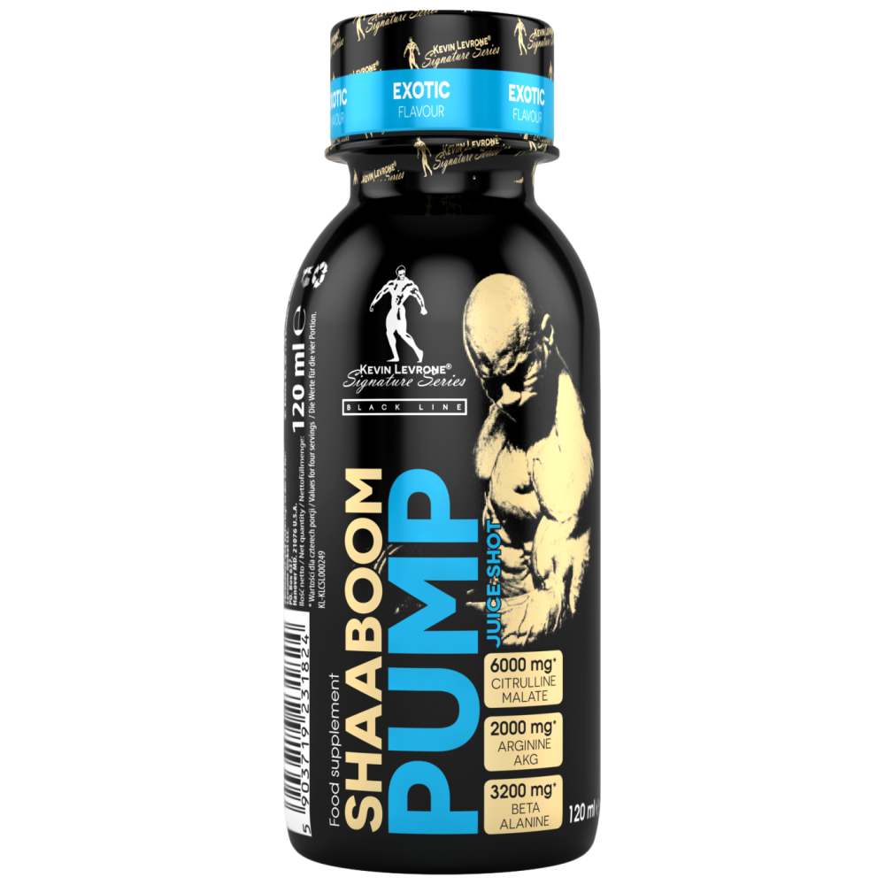 Levrone Shaaboom Pump Juice Shot – 120 ml (Exotic Flavour)