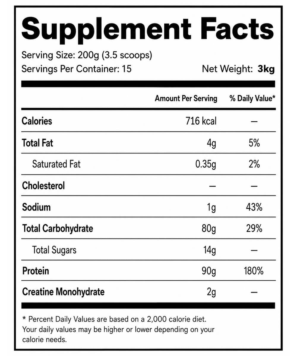 Strong Mass - Hot Nutrition | 3 kg