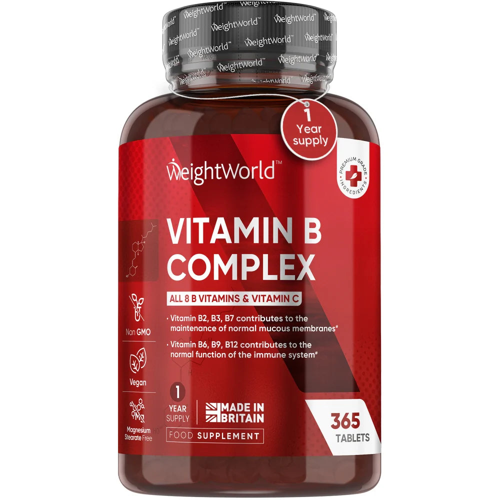 Vitamin B Complex 365 Tablets WeightWorld