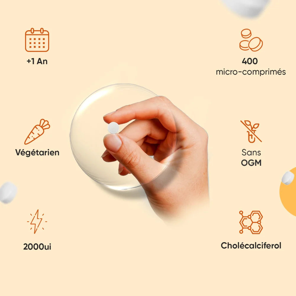 Vitamine D3 2000 UI 400caps Weightword