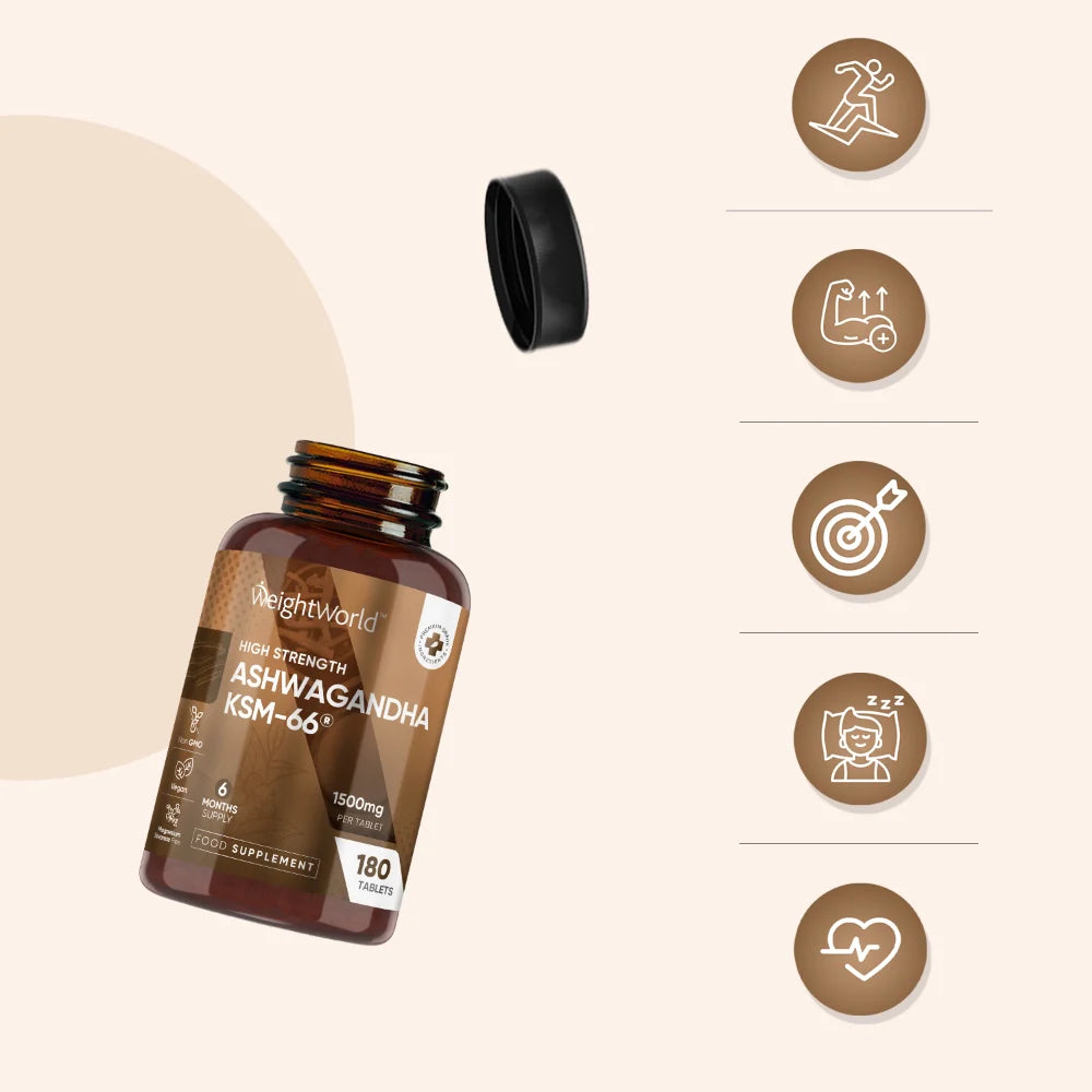 Ashwagandha KSM-66 - WeightWorld 180 caps