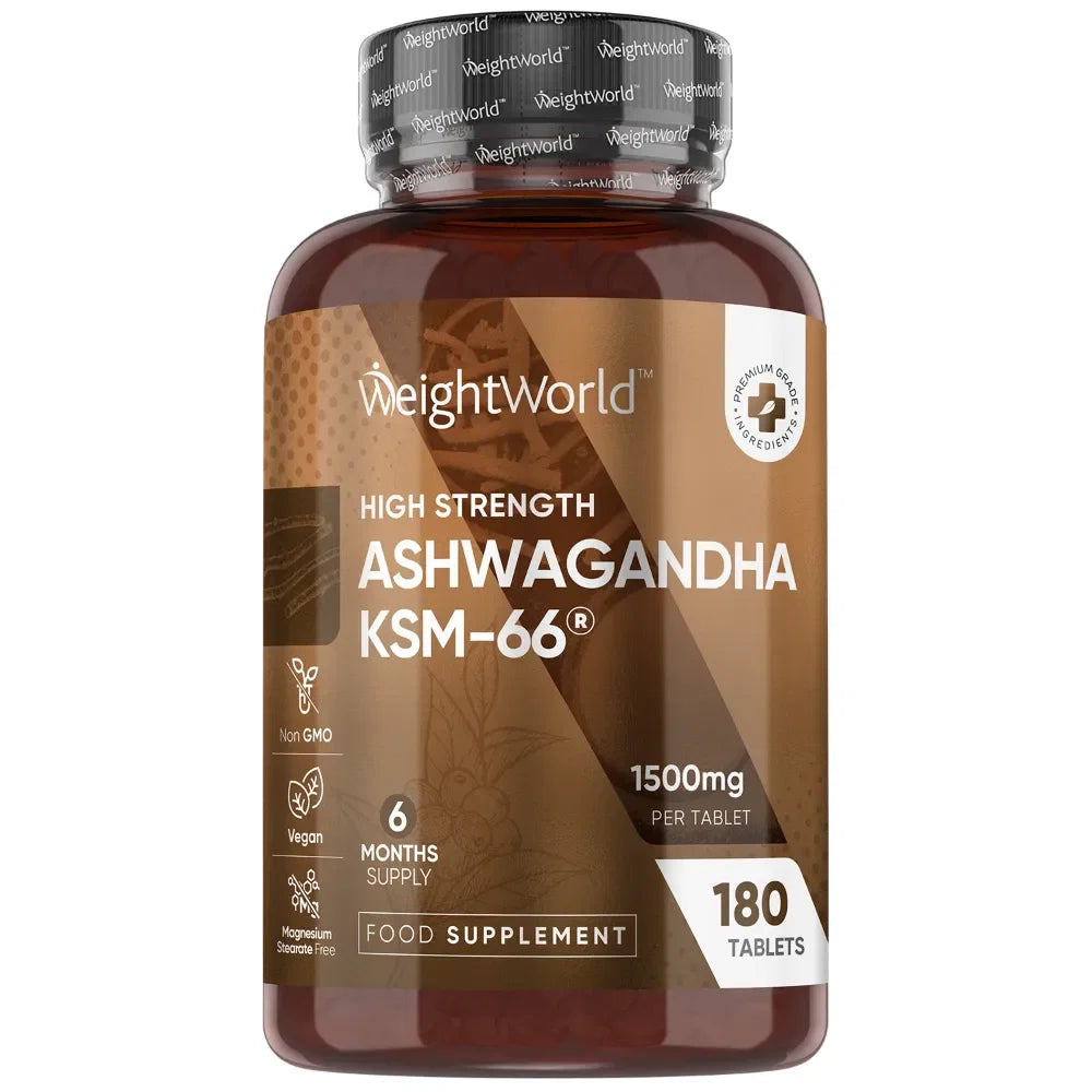 Ashwagandha KSM-66 - WeightWorld 180 caps