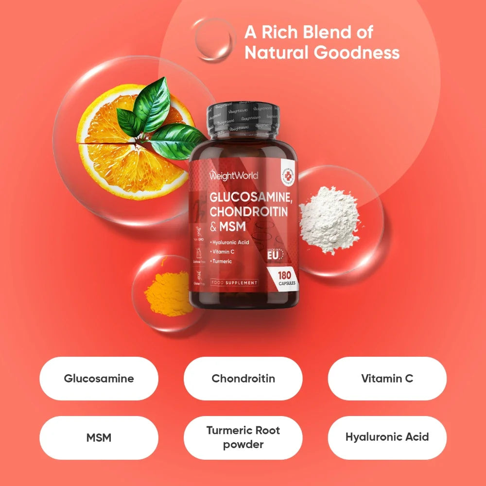 Glucosamine, Chondroitin & MSM 180 Capsules