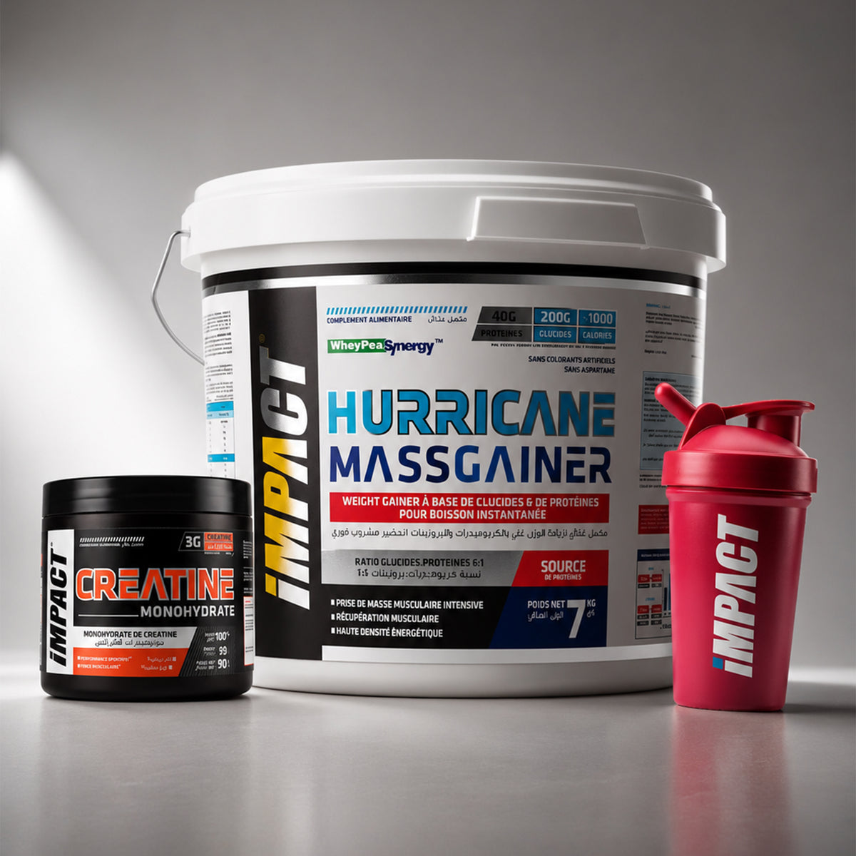 Hurricane Massgainer 7 kg + creatine 90g + shaker